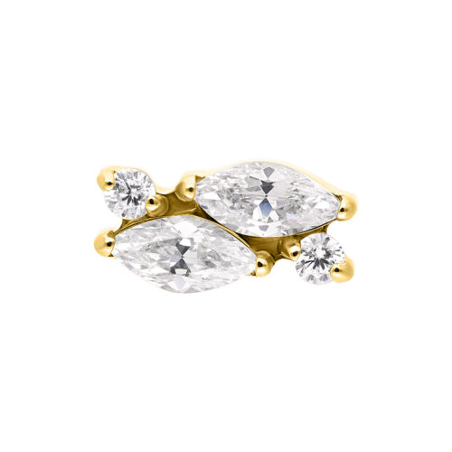 Push Fit Mini Oval Symphony Attachment - Oro