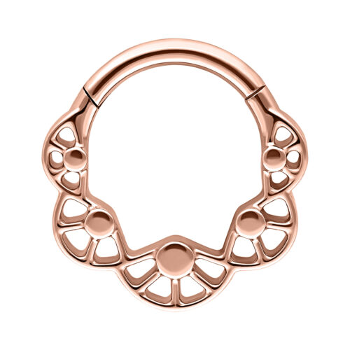 Bubble Plate Clicker - Oro rosa