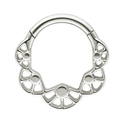 Bubble Plate Clicker - Weißgold