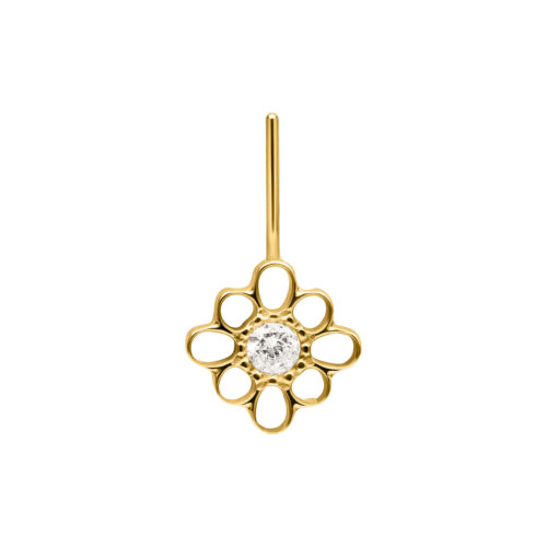 Flower Ornament Vertical Helix Push Fit Attachment - Oro